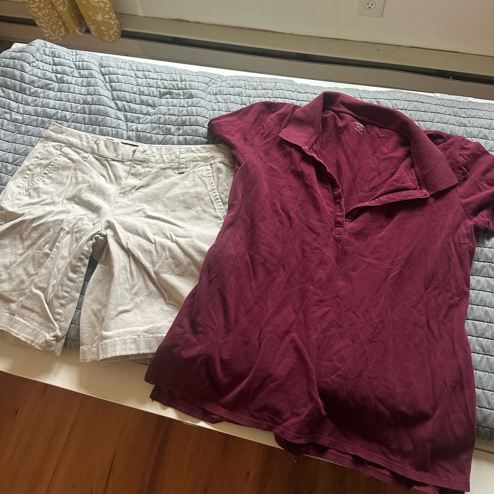 Aeropostale Beige Casual Shorts